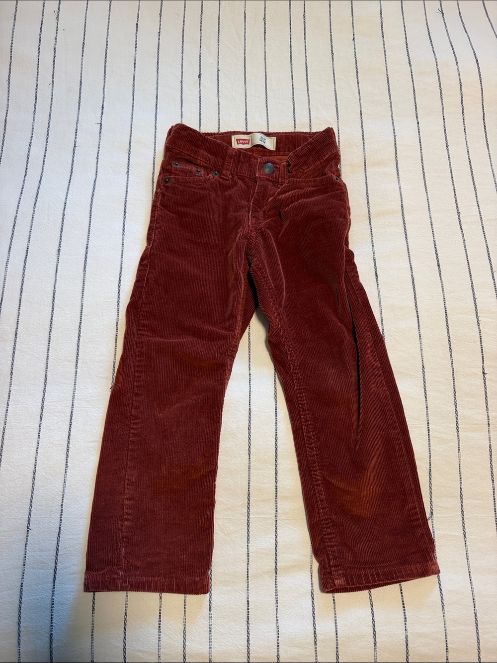 Levi's Kids Corduroy Pants in Burgundy